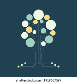 
Social Media Tree With Circle, Vector, Concept Design