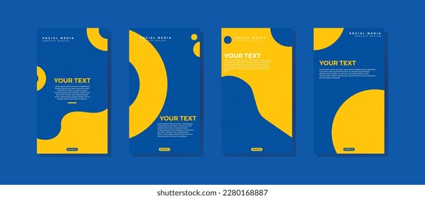 Social media tutorial, tips, trick, did you know post feed stories banner layout template with abstract seamless line pattern background. Vector illustration