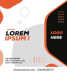 Social media tutorial, trick, tips did you know post banner layout template with sticky paper note clips design element
