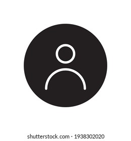 Icono de usuario de medios sociales. Imagen de perfil de avatar predeterminada