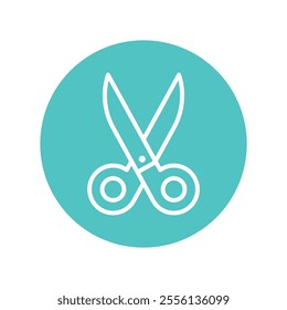 Social Media vector Glyph Cricle Icon.Eps file 10