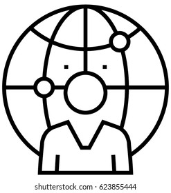 Social Media Vector Icon