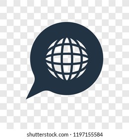 Social media vector icon isolated on transparent background, Social media transparency logo concept