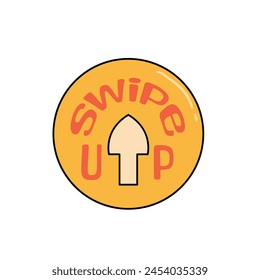 Social media vector icon for sticker. Collection elements for decoration,advertising,website,content. Vector illustration