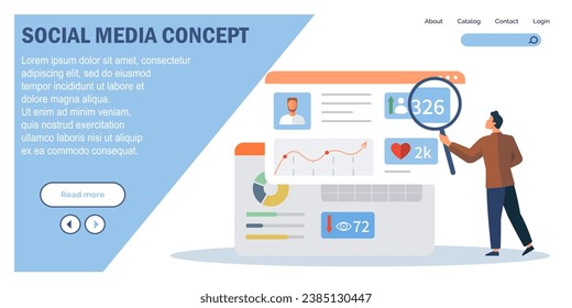 Social media. Vector illustration. Social media has facilitated worldwide connectivity and communication The diffusion information through social media platforms is rapid Messaging apps are popular