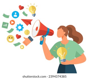 Social media. Vector illustration. Social media platforms provide space for communities to connect and interact Discussions on social media platforms foster meaningful dialogues Corporations leverage