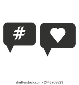 logotipo e imagen de vector de medios sociales
