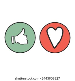 social media vector logo and image