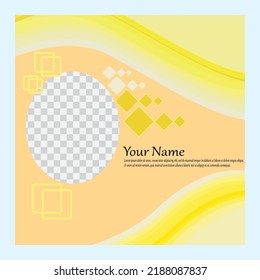 Social Media Vector Mockup Template, Profile Gallery Follower News Feed and Elements. Suitable for use to beautify the appearance of the interface of social media profiles