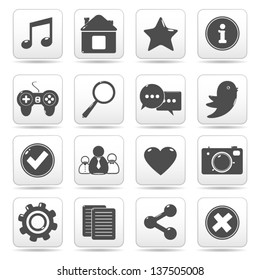 Social media web buttons