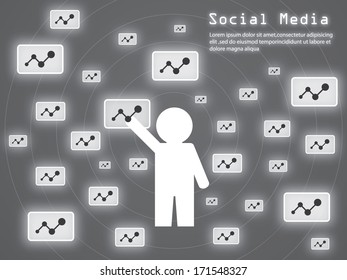 Social media and web design