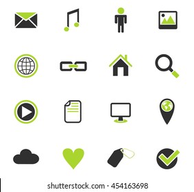 social media web icons for user interface design