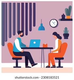 social, meeting, vector, illustrrations, business