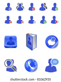 social member user icons