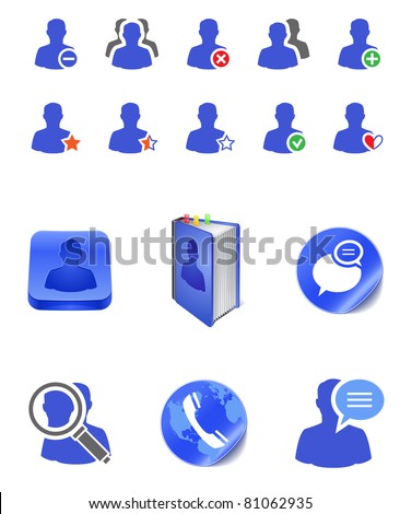 social member user icons