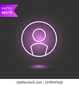 Social member vector icon. Person icon. Social profile avatar sign. Add friend sign. Man icon. Add user. EPS 10 flat symbol