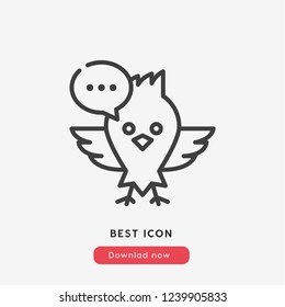 Social messaging icon vector