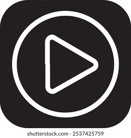 social midea icon vector black and whoite.