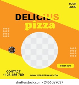 SOCIAL MIDIA POSTER DESGN PIZZA