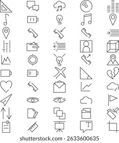 social mix icons vector set