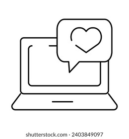 icono de esquema de actividad de red social para sitio web o aplicación móvil