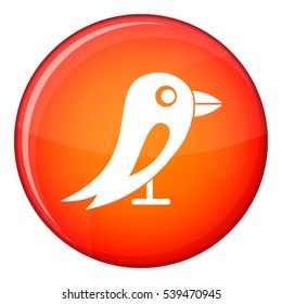 Social network bird in simple style isolated on white background vector illustration