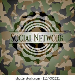  Social Network camo emblem