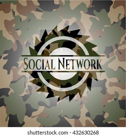 Emblema de camo en red social