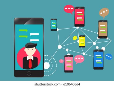 social network chat community for smartphone
