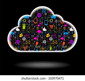  social network, communication in the global computer networks. File is saved in AI10 EPS version. This illustration contains a transparency