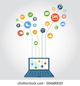 Social network, communication in the global computer networks.