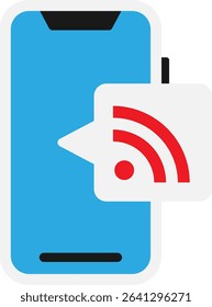 Social Network Communication Icon Vector Flat Illustration
