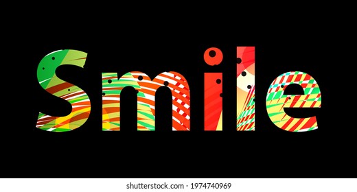 Social network communication word vector illustration