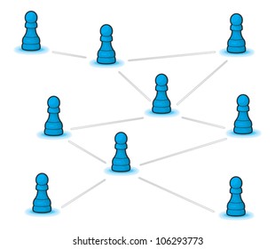 Social network concept