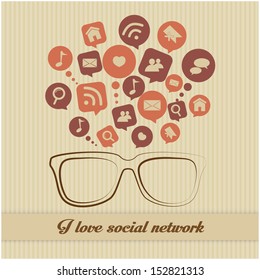 social network concept