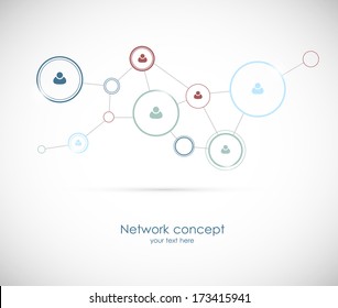 Social network concept