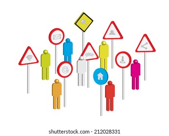 Social network concept