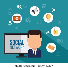 social network concept communication device