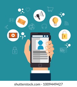 social network concept communication device