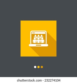 Social Network concept icon