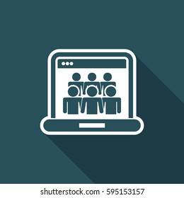 Social Network concept icon