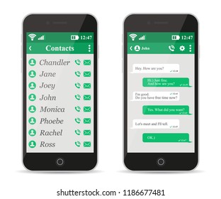 Social network concept. Messenger window. Chating and messaging concept. Social network concept. Messenger window. Chating and messaging concept.