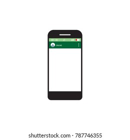 Social network concept. Modern chatting windows vector illustration eps 10