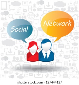 Social network concept in multimedia