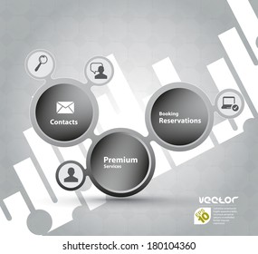 Social network concept. Vector