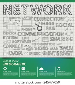 Social Network concept vector Illustration