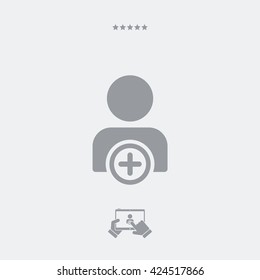 Social network contact icon