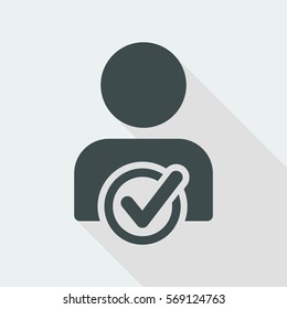 Social network contact icon