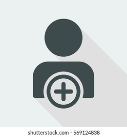 Social network contact icon