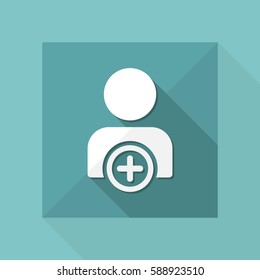 Social network contact icon